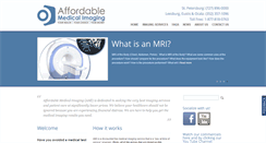 Desktop Screenshot of affordablemedicalimaging.com