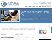 Tablet Screenshot of affordablemedicalimaging.com